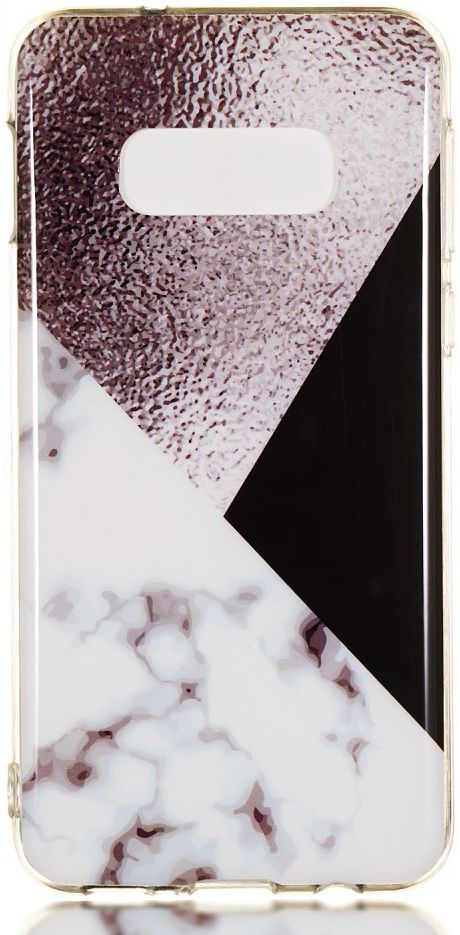 Samsung Galaxy S10E TPU Hoesje met Bruin Print afbeelding 7