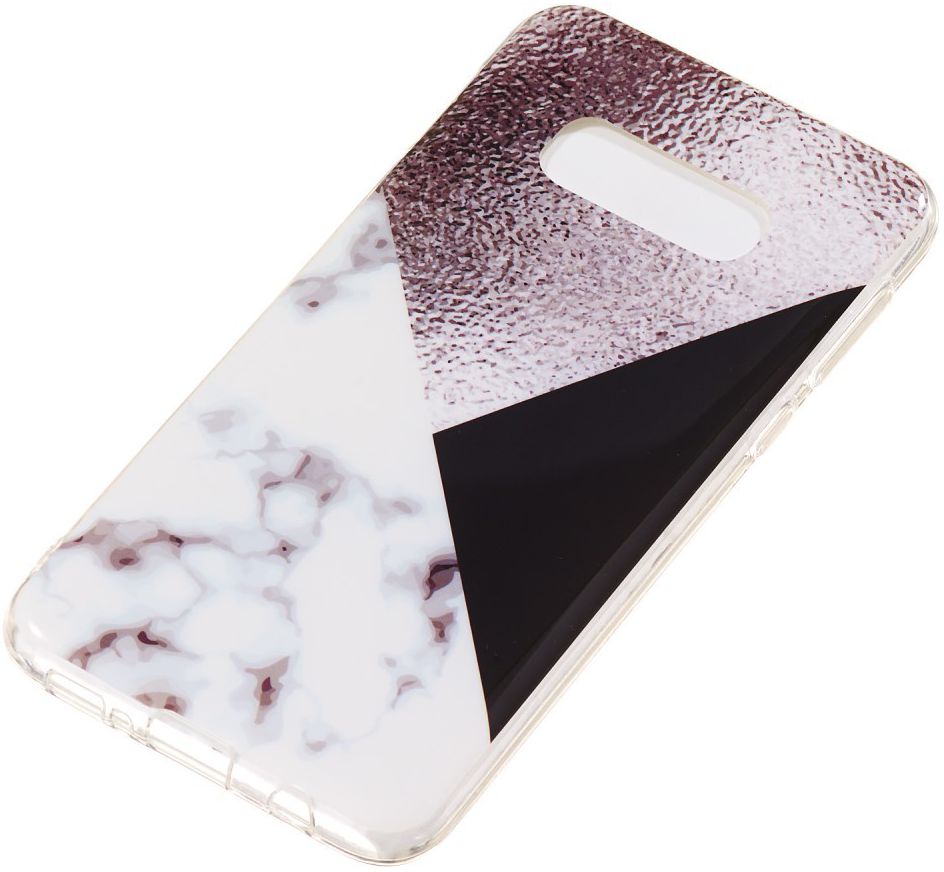 Samsung Galaxy S10E TPU Hoesje met Bruin Print afbeelding 3