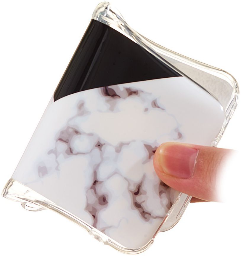 Samsung Galaxy S10E TPU Hoesje met Bruin Print afbeelding 4