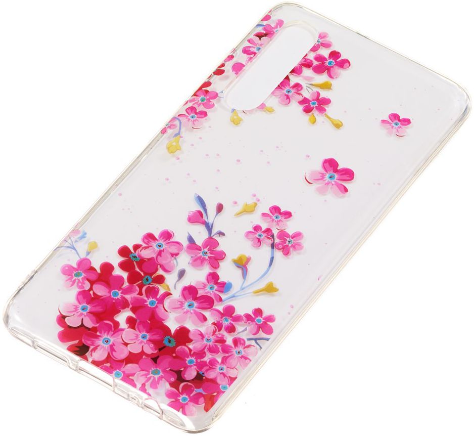 Huawei P30 TPU Hoesje met Bloemen Print afbeelding 2