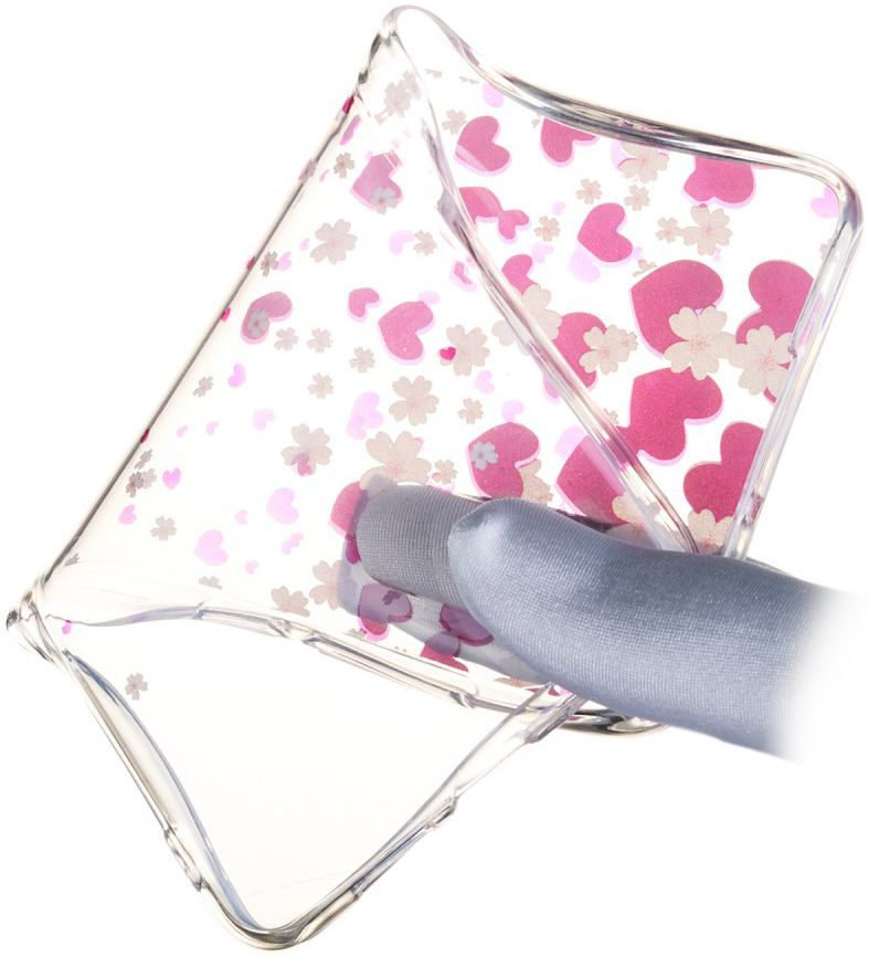 Samsung Galaxy S10 Transparant TPU Hoesje met Hart Print afbeelding 3