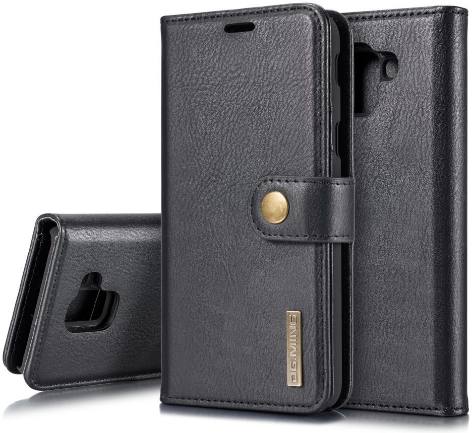 Samsung Galaxy J6 (2018) Leren 2-in-1 Portemonne Hoesje Zwart afbeelding 11