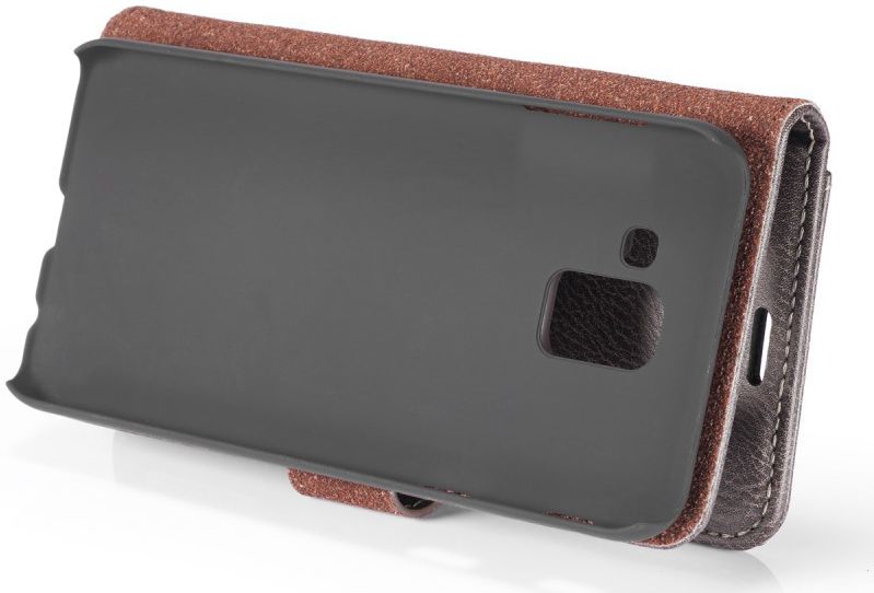 Samsung Galaxy J6 (2018) Leren 2-in-1 Portemonne Hoesje Grijs afbeelding 10