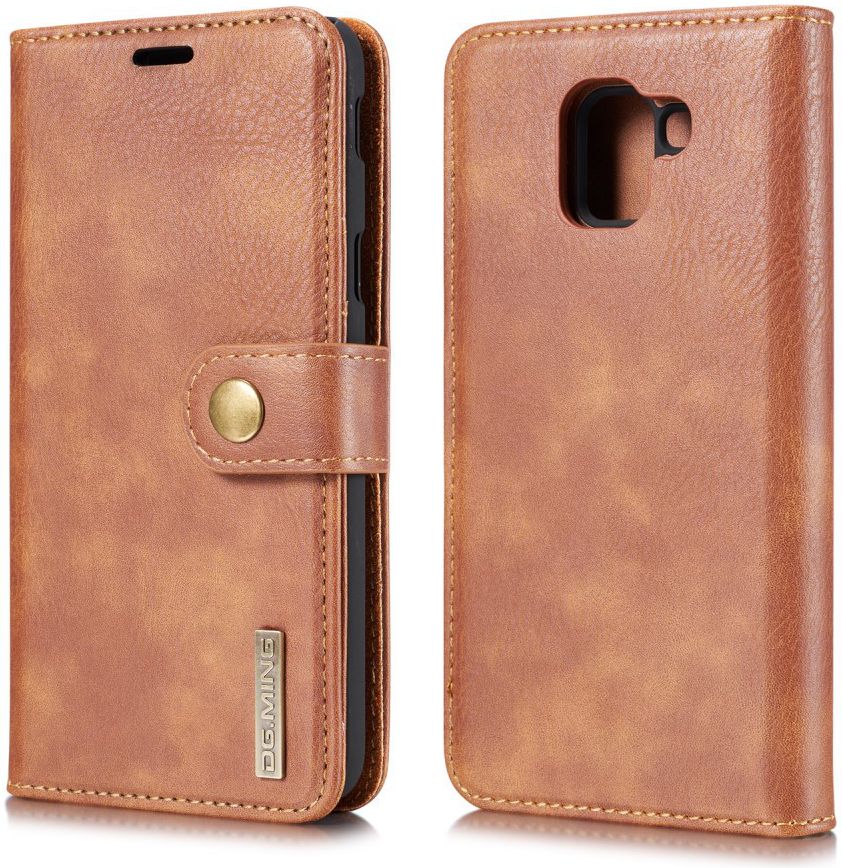 Samsung Galaxy J6 (2018) Leren 2-in-1 Portemonne Hoesje Bruin afbeelding 5