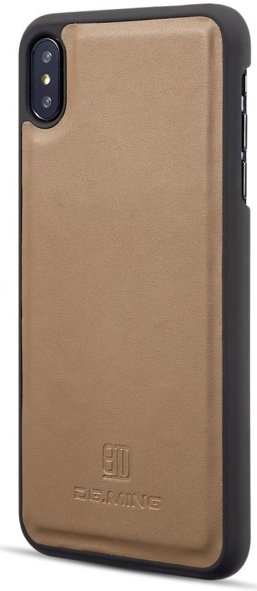 Apple iPhone XS Max Leren 2-in-1 Bookcase en Back Cover Hoesje Bruin afbeelding 10