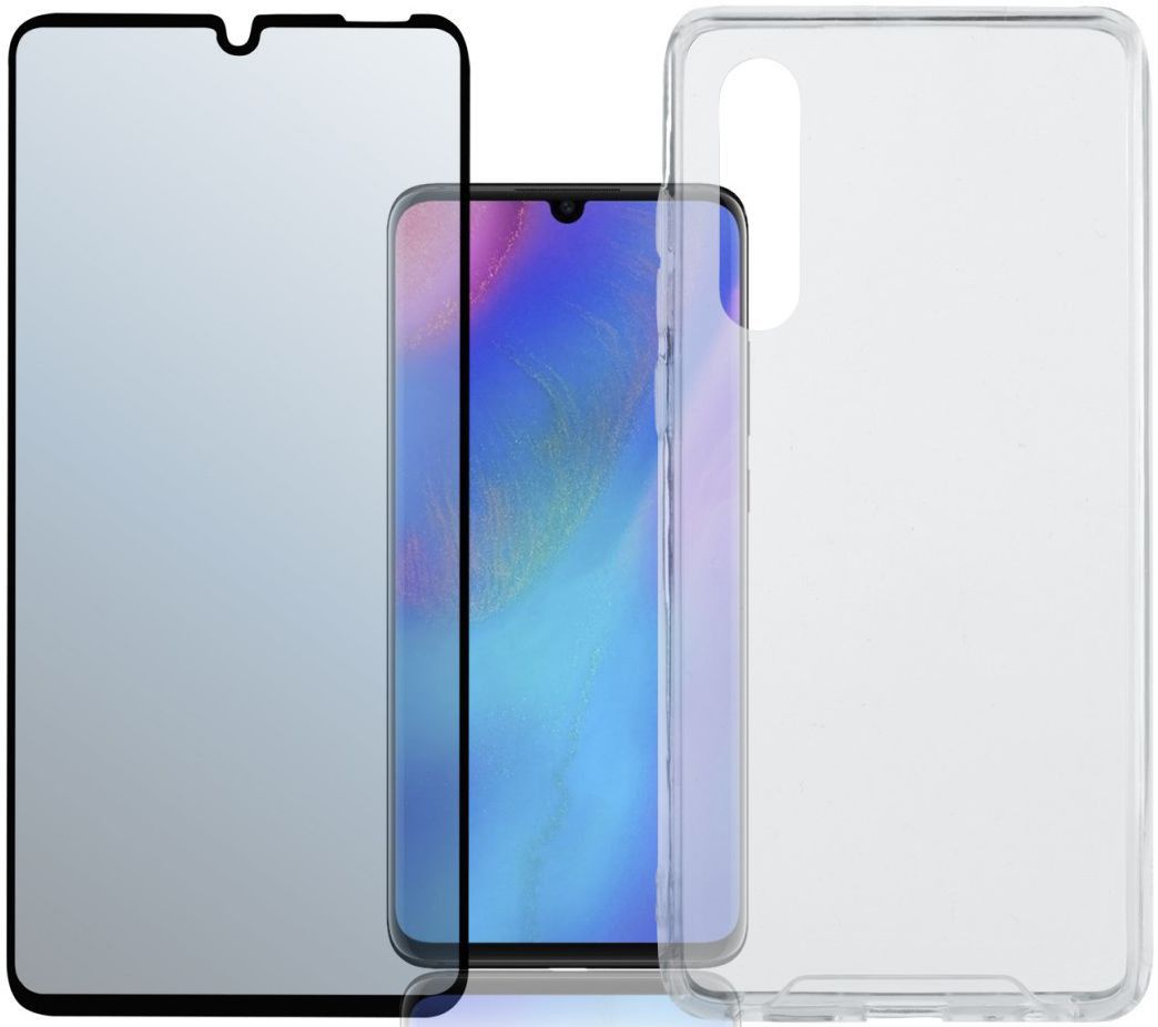 4smarts Colour Frame Tempered Glass + TPU Hoesje Galaxy S10E Zwart afbeelding 1