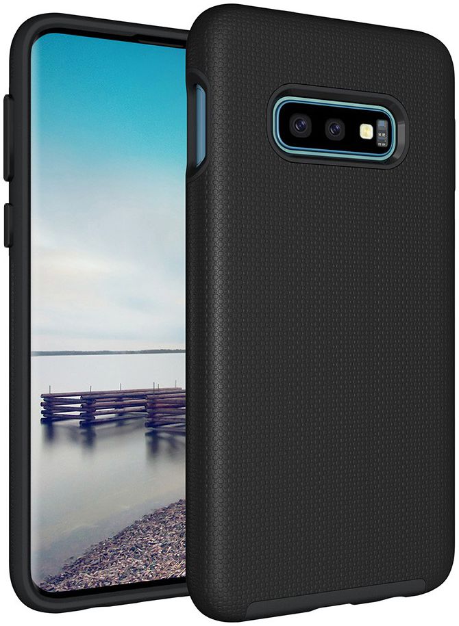 Eiger North Case Hybride Back Cover Samsung Galaxy S10E Zwart afbeelding 1