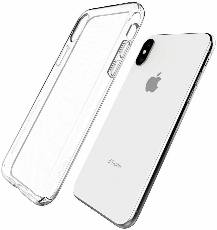 Spigen Crystal Flex Hoesje Apple iPhone XS/X Transparant afbeelding 2