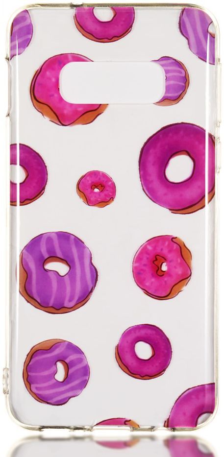 Samsung Galaxy S10E TPU Back Cover met Print Donut afbeelding 1