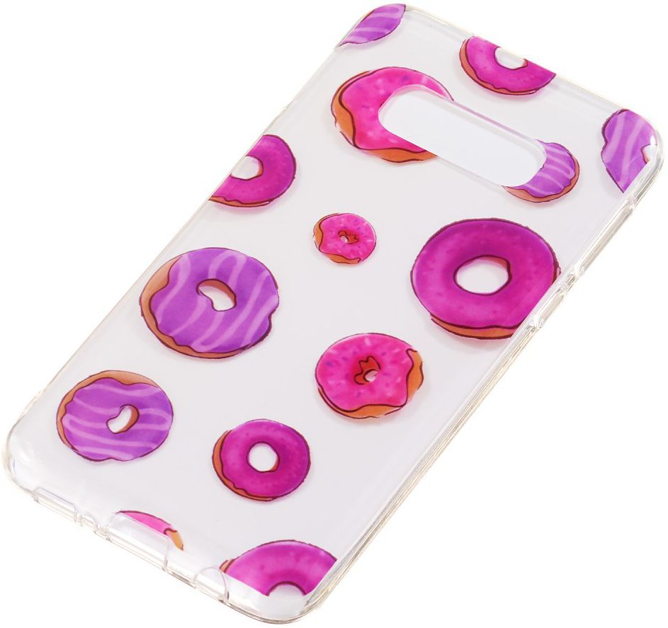 Samsung Galaxy S10E TPU Back Cover met Print Donut afbeelding 2