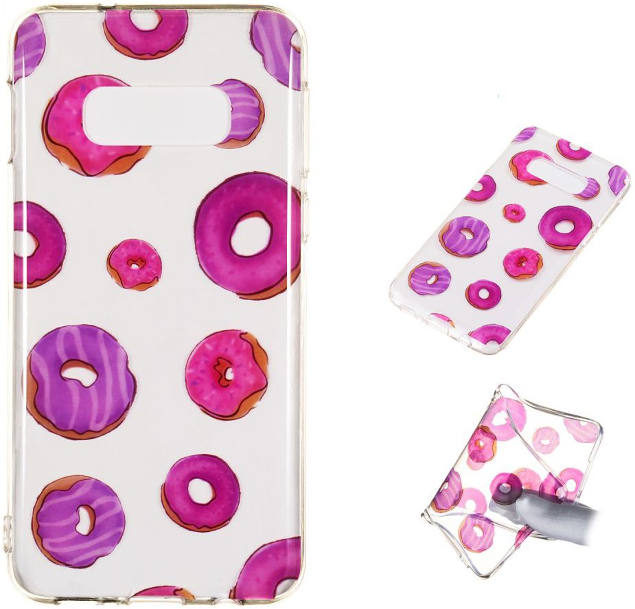 Samsung Galaxy S10E TPU Back Cover met Print Donut afbeelding 5