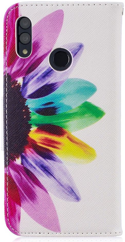 Huawei P Smart (2019) Portemonnee Hoesje met Bloemblad Print afbeelding 4
