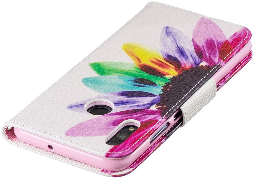 Huawei P Smart (2019) Portemonnee Hoesje met Bloemblad Print afbeelding 8