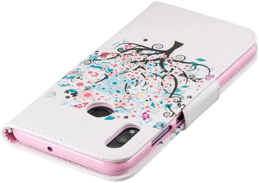 Huawei P Smart (2019) Portemonnee Hoesje met Boom Print afbeelding 8