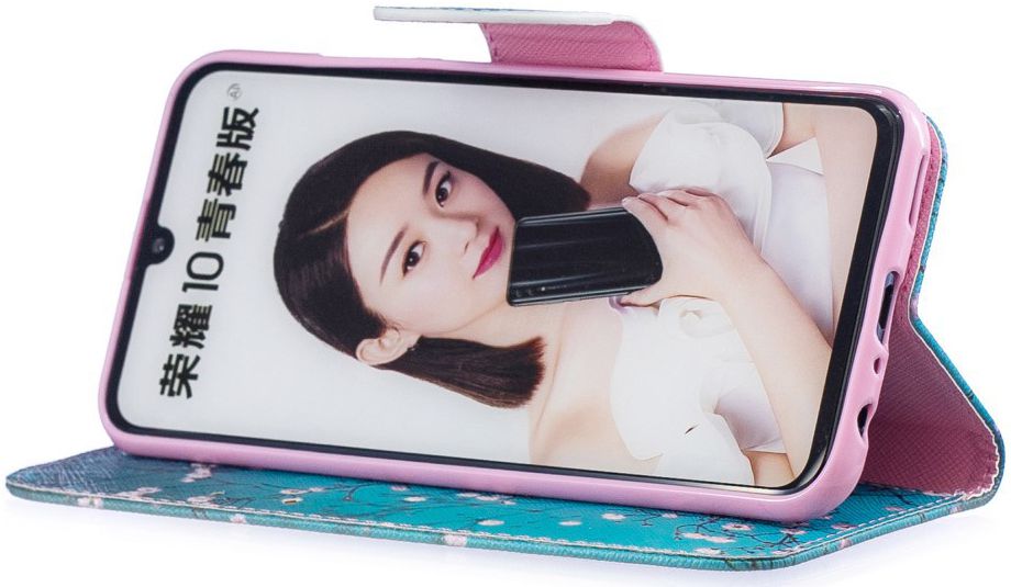 Huawei P Smart (2019) Portemonnee Hoesje met Takken Print afbeelding 3