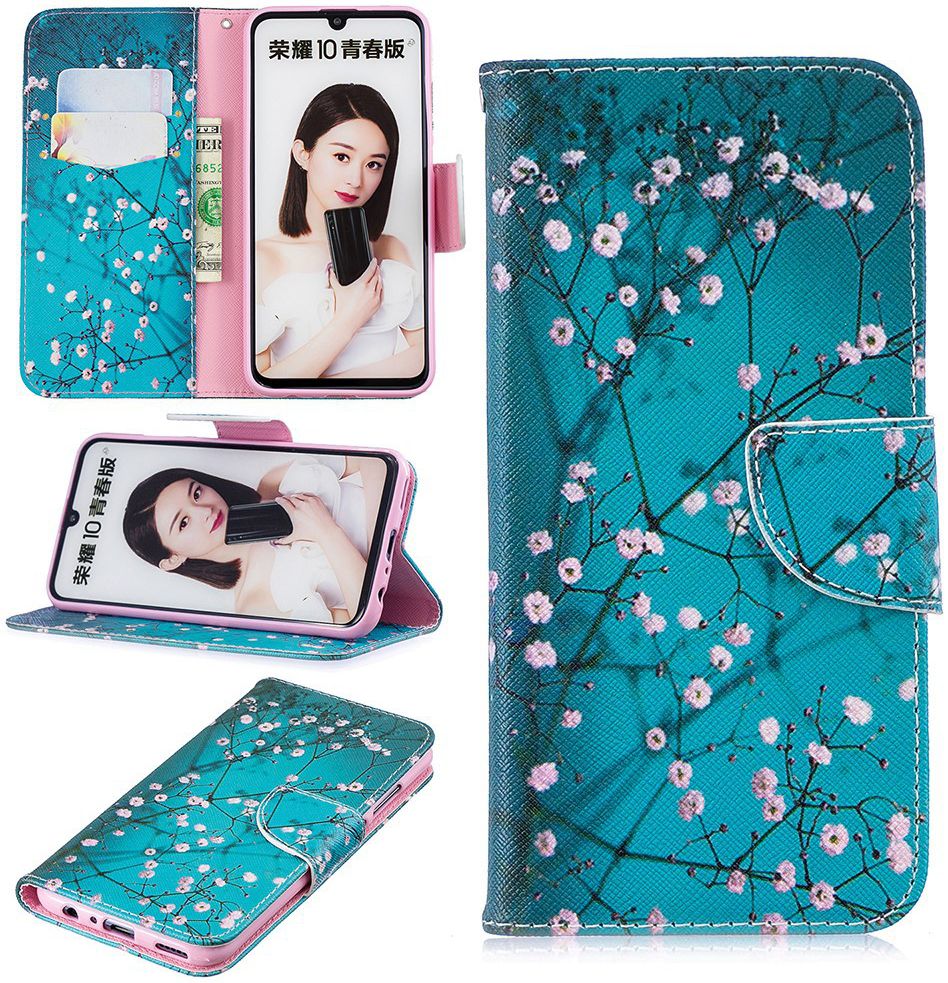 Huawei P Smart (2019) Portemonnee Hoesje met Takken Print afbeelding 8