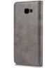 Samsung Galaxy J4 Plus Leren 2-in-1 Portemonnee Hoesje Grijs