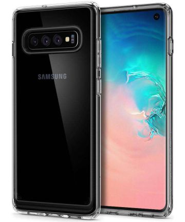 Spigen Crystal Hybrid Hoesje Samsung Galaxy S10 Transparant Hoesjes
