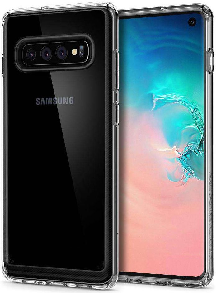 Spigen Crystal Hybrid Hoesje Samsung Galaxy S10 Transparant afbeelding 1