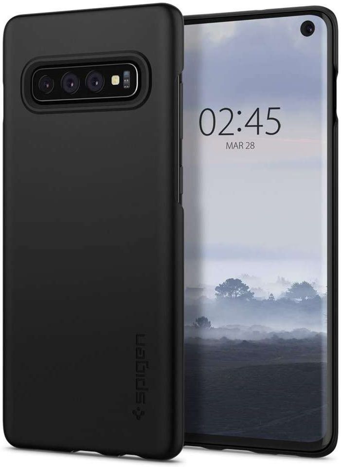 Spigen Thin Fit Hoesje Samsung Galaxy S10 Zwart afbeelding 8