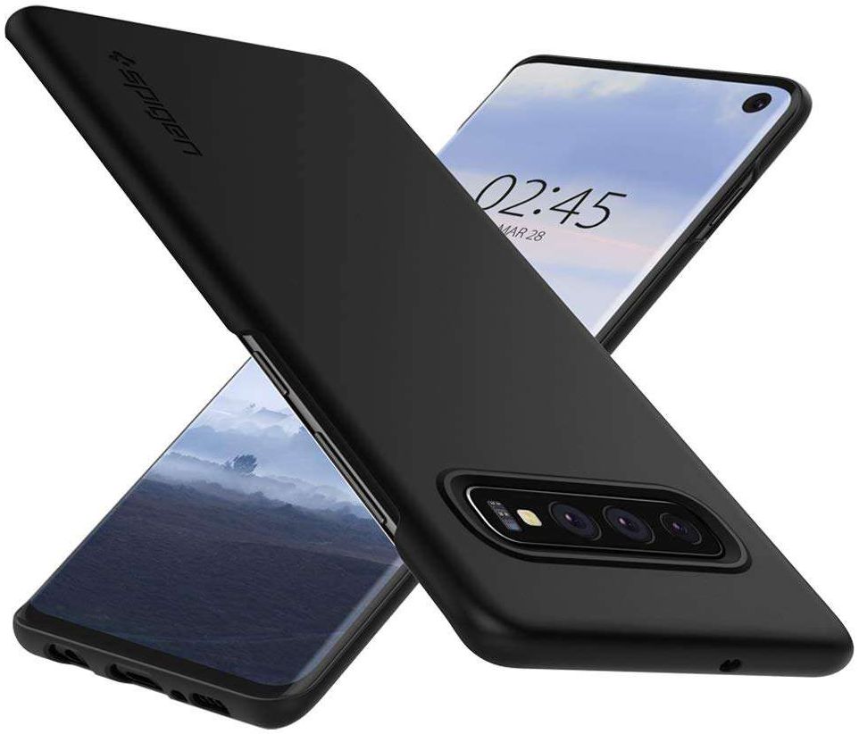 Spigen Thin Fit Hoesje Samsung Galaxy S10 Zwart afbeelding 10