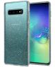 Spigen Liquid Crystal Hoesje Samsung Galaxy S10 Glitter Transparant