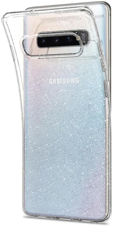 Spigen Liquid Crystal Hoesje Samsung Galaxy S10 Glitter Transparant afbeelding 5