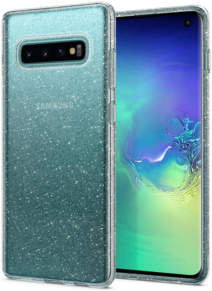 Spigen Liquid Crystal Hoesje Samsung Galaxy S10 Glitter Transparant afbeelding 15