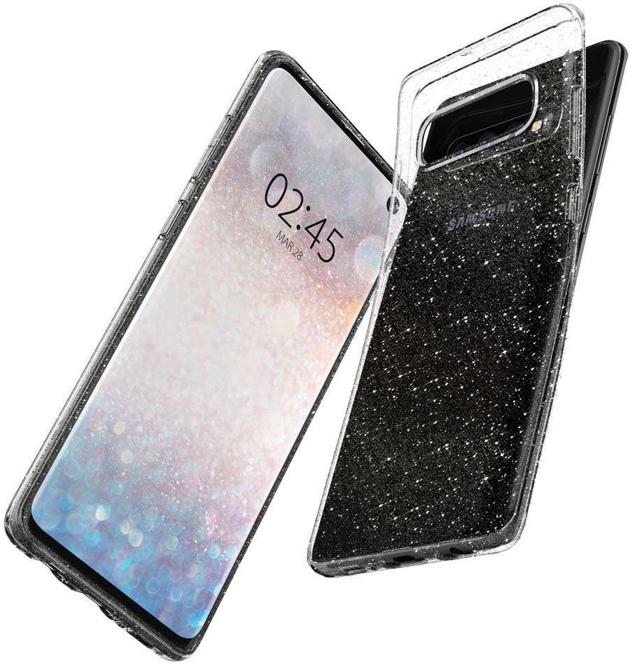 Spigen Liquid Crystal Hoesje Samsung Galaxy S10 Glitter Transparant afbeelding 10