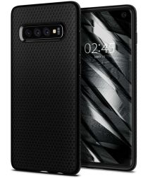 Spigen Liquid Air Hoesje Samsung Galaxy S10 Zwart afbeelding