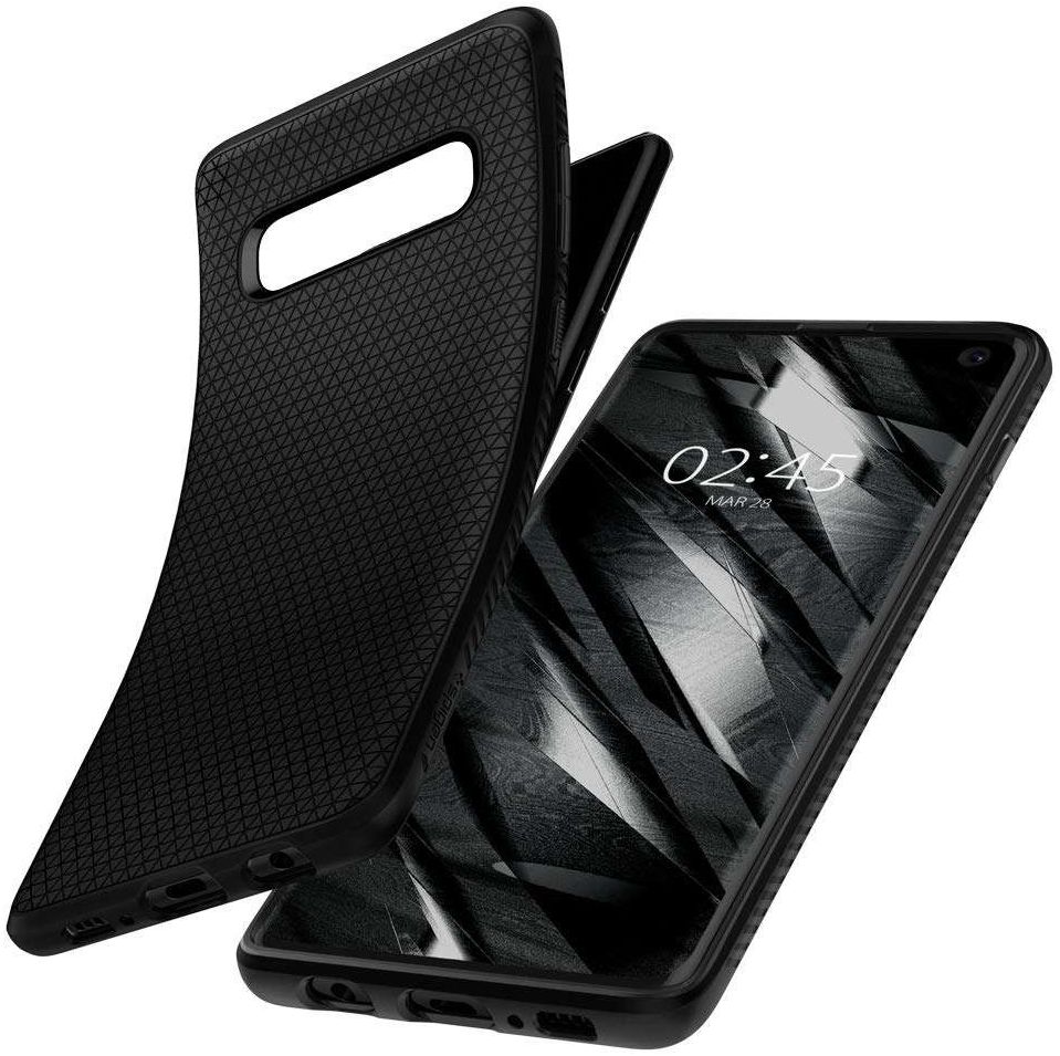 Spigen Liquid Air Hoesje Samsung Galaxy S10 Zwart afbeelding 2