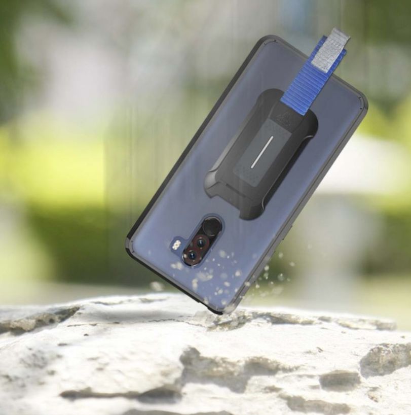 Armor X BX-Series Xiaomi Pocophone F1 Robuust Hoesje Transparant Zwart afbeelding 2
