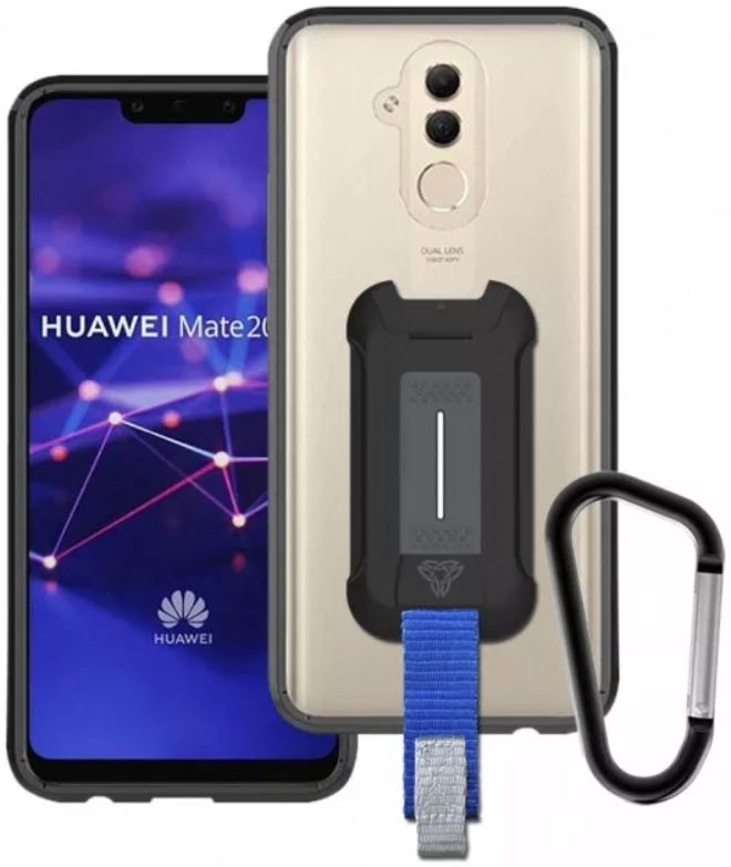 Armor X BX-Series Huawei Mate 20 Lite Robuust Hoesje Transparant Zwart afbeelding 1