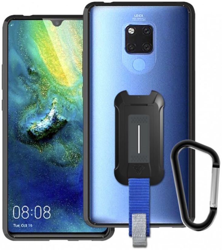 Armor X BX-Series Huawei Mate 20 Robuust Hoesje Transparant Zwart afbeelding 1