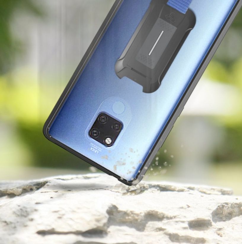 Armor X BX-Series Huawei Mate 20 Robuust Hoesje Transparant Zwart afbeelding 2