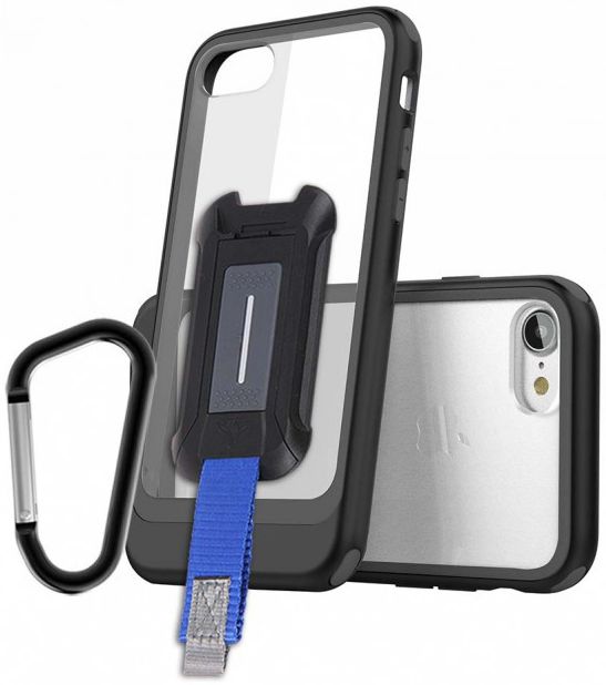 Armor X BX-Series Apple iPhone 8 / 7 Robuust Hoesje Transparant Zwart afbeelding 1