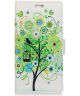 Huawei P30 Lite Portemonnee Hoesje met Print Tree