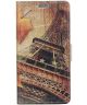 Huawei P30 Lite Portemonnee Hoesje met Print Eiffeltoren