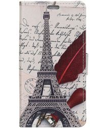Huawei P30 Lite Portemonnee Hoesje met Print Eiffel Tower