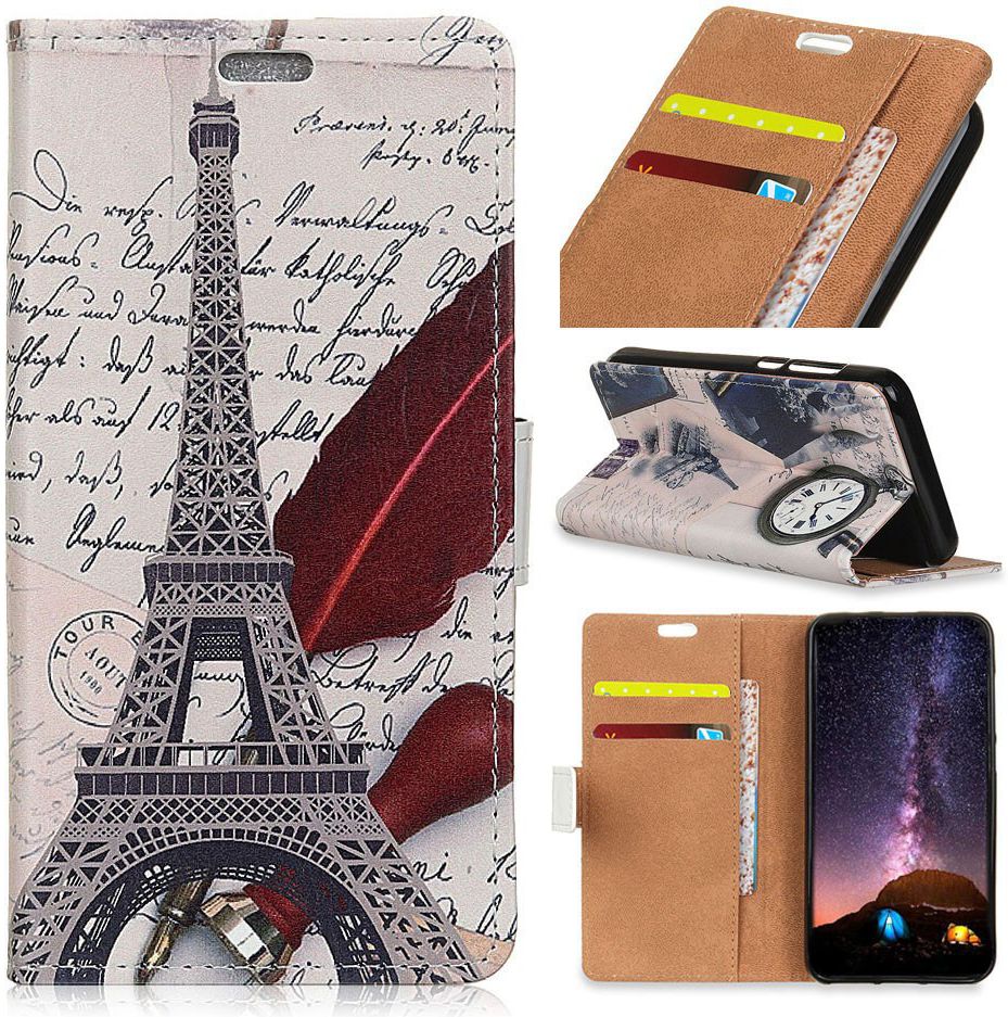 Huawei P30 Lite Portemonnee Hoesje met Print Eiffel Tower afbeelding 3