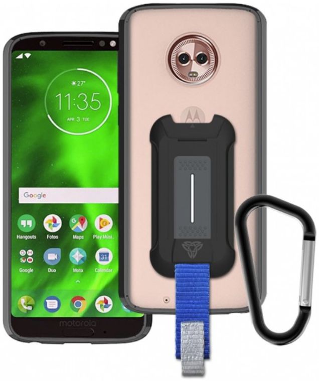 Armor X BX-Series Motorola Moto G6 Robuust Hoesje Transparant Zwart afbeelding 1