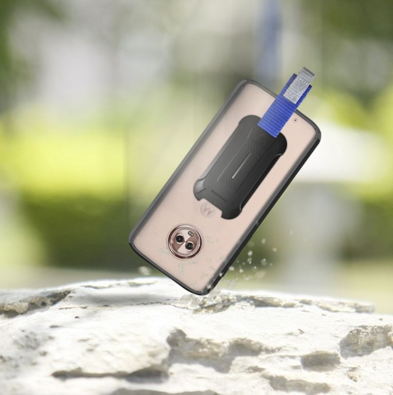Armor X BX-Series Motorola Moto G6 Robuust Hoesje Transparant Zwart afbeelding 2