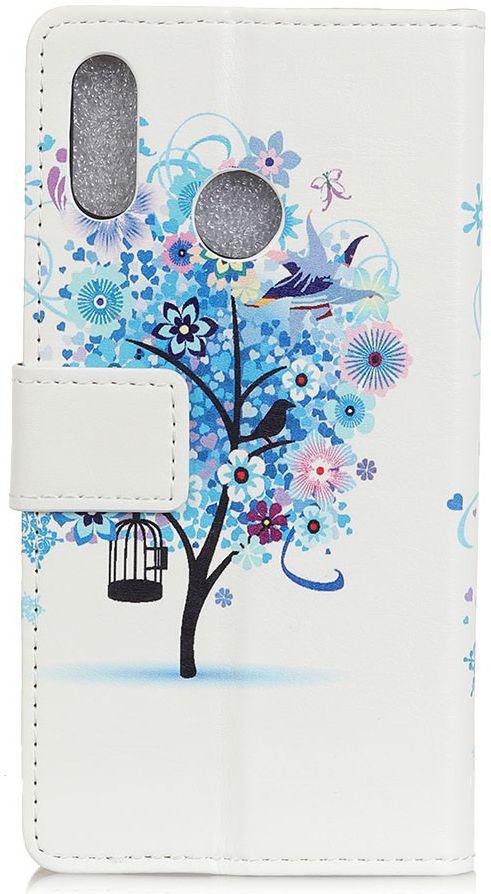 Huawei P30 Lite Portemonnee Hoesje met Print Bloemen afbeelding 4