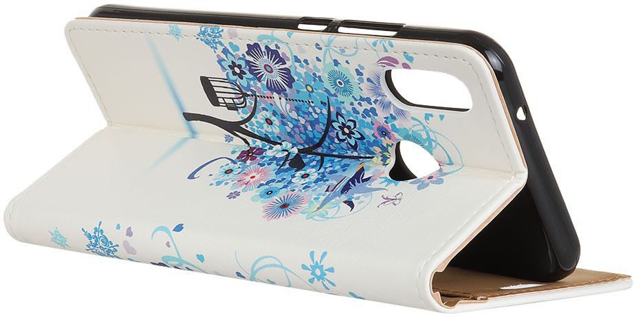 Huawei P30 Lite Portemonnee Hoesje met Print Bloemen afbeelding 5