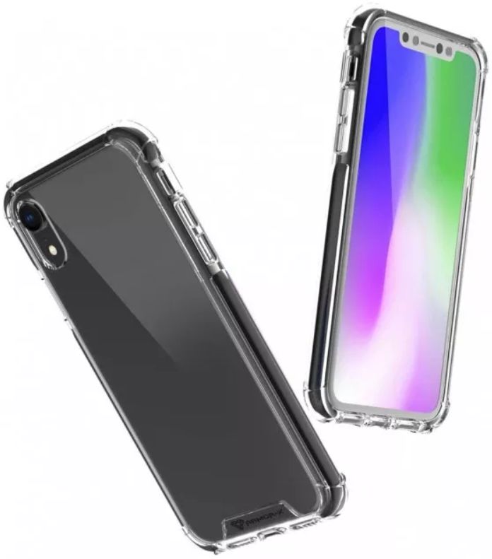 Armor X CBN-Series Apple iPhone XR Hybride Hoesje Transparant Zwart afbeelding 2
