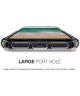 Armor X CBN-Series Apple iPhone XS/X Hybride Hoesje Transparant Zwart