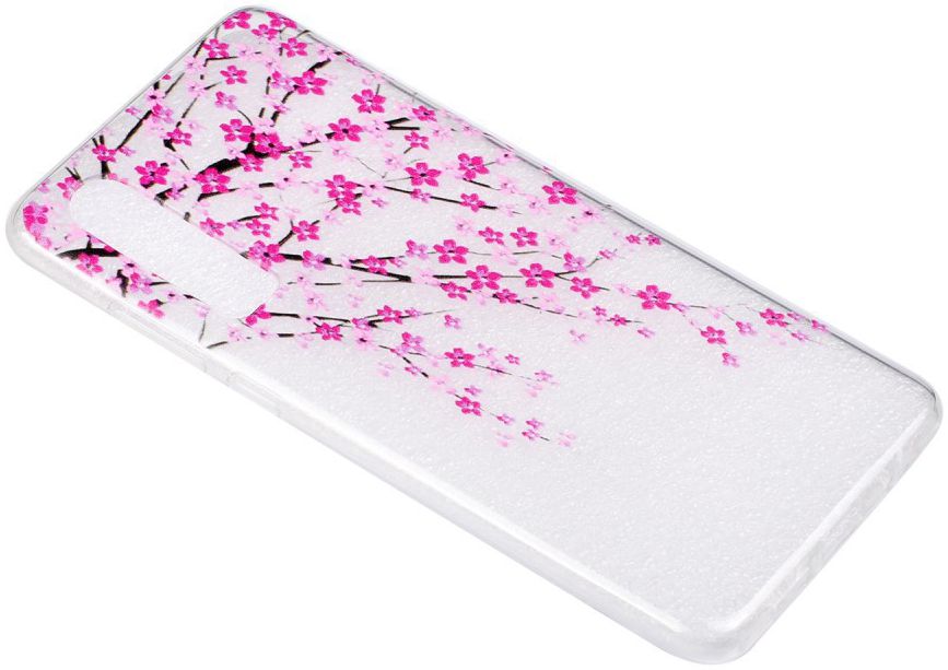 Huawei P30 TPU Backcover met Bloesem afbeelding 3