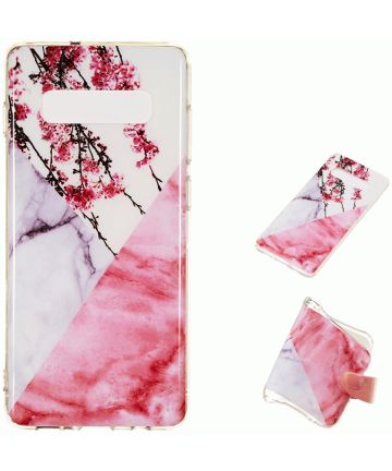 Samsung Galaxy S10 Plus TPU Backcover Bloesem Hoesjes