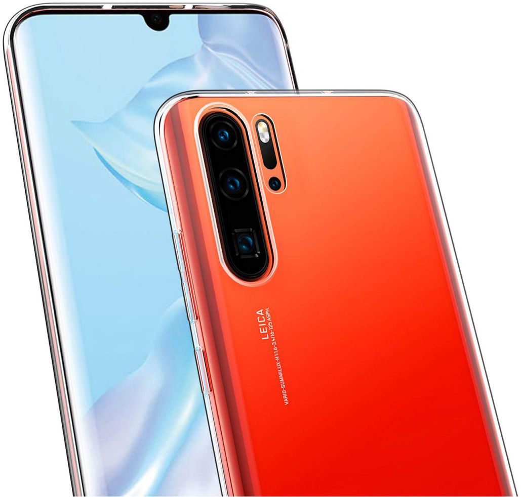 Huawei P30 Pro (New Edition) Hoesje Dun TPU Transparant afbeelding 2