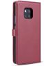 Huawei Mate 20 Pro Leren 2-in-1 Bookcase en Back Cover Hoesje Rood